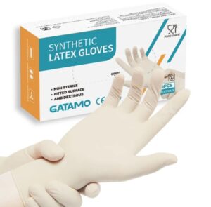 Latexhandskar engångsbruk – Puderfria, 100 st | Servixa